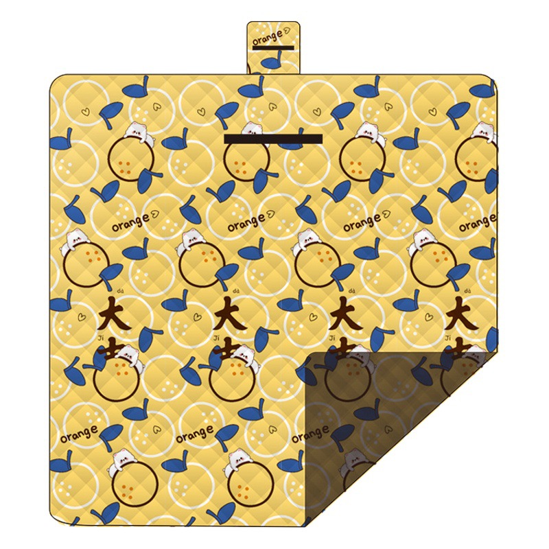 Alfombra de picnic estera a prueba de humedad al aire libre suministros carpa estera alfombra de césped ensanchada excursión paño de picnic engrosamiento ultrasónico