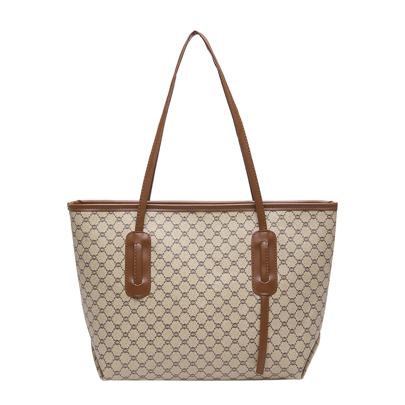 Color contrastante tendencia ocio bolso de gran tamaño 2025 primavera nuevo nicho de moda ocio de gran capacidad bolso de hombro axilar