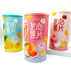 Peng Guan Yuan Bubbling Potato Chips Sea Salt Lemon Fresh Peach Fragrance Pomelo Flavor Leisure Snack 108g Canned