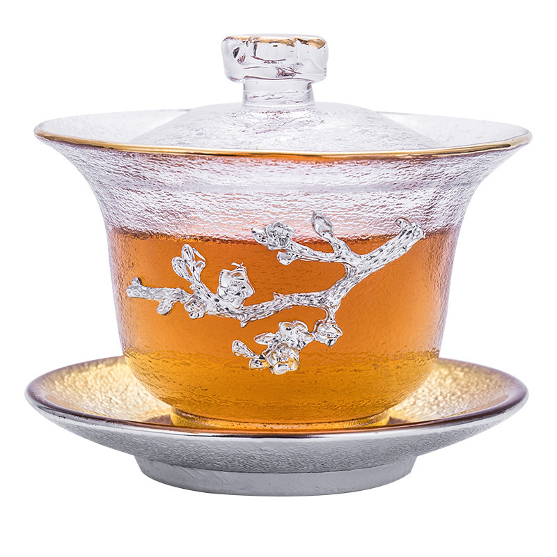 Botón de cubierta de flor de plum
