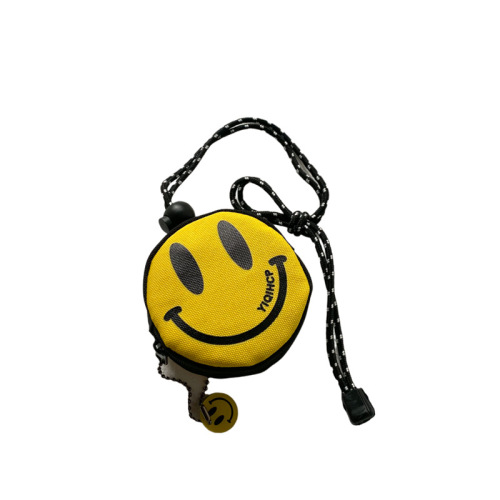 Children's crossbody bag ins style Korean version cute smiling face hanging neck small bag men and women boys decorative children's bag