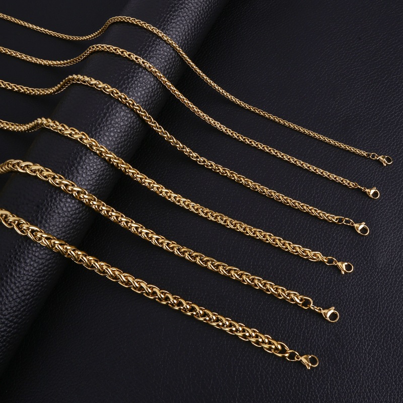 Simple Style Cool Style Geometric 304 Stainless Steel Plating Unisex Necklace display picture 5