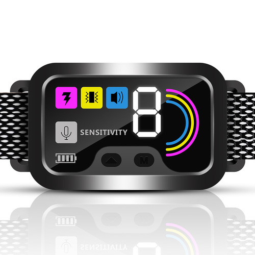 Cross-border remote control smart dog training collar vibration shock neck collar electronic collar pet supplies bark collar new design