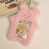 Fuchsia rabbit, card holder