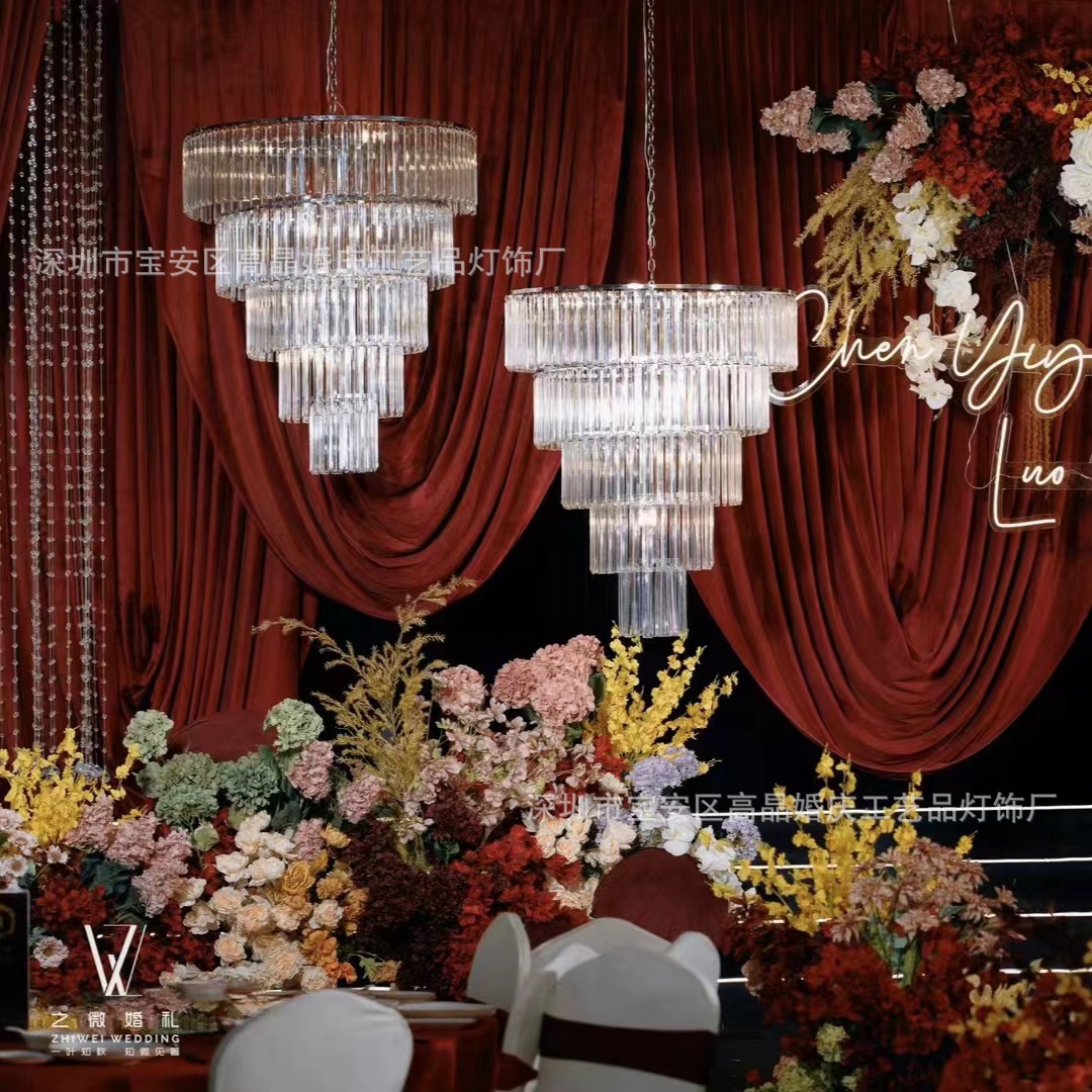 5단 - 지름 0.8m - (전구 11개) 3*20CM 고품질 아크릴 바, 품질을 확인하세요.