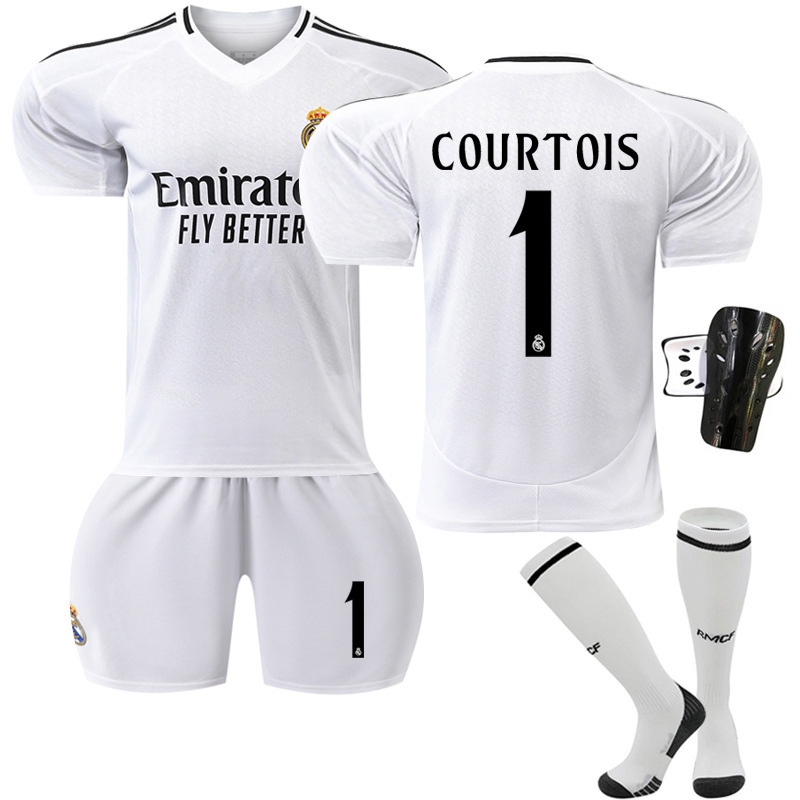 2425皇馬ホームサッカー服セット正確版9号ムバッペユニフォーム靴下付き5ベリンガム工場|undefined