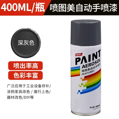 Avtomobil boyası: White Metal Paint - self-spray-paint-400ml-340g-304-dark-gray-400mlbottle
