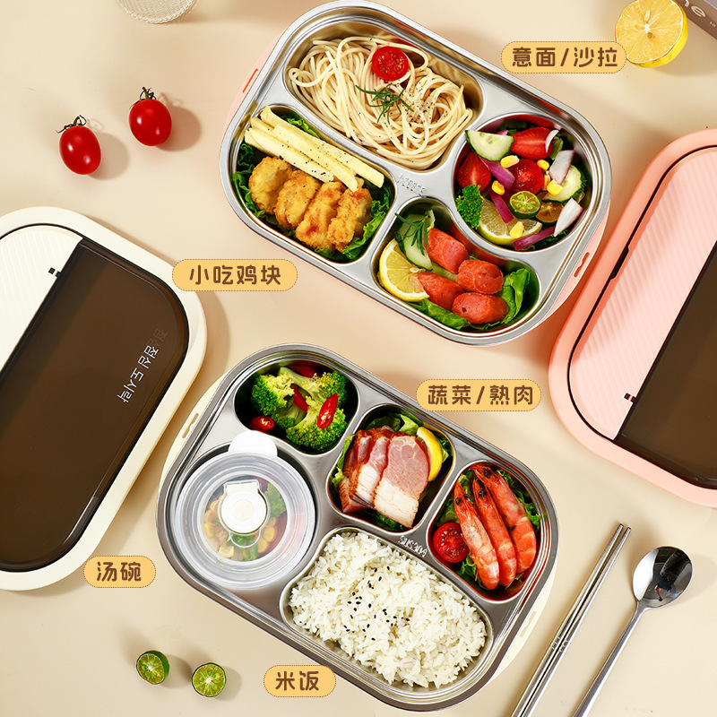 316 韓国弁当箱食品グレードのステンレス鋼学生子供弁当箱分離弁当箱オフィスワーカー断熱|undefined