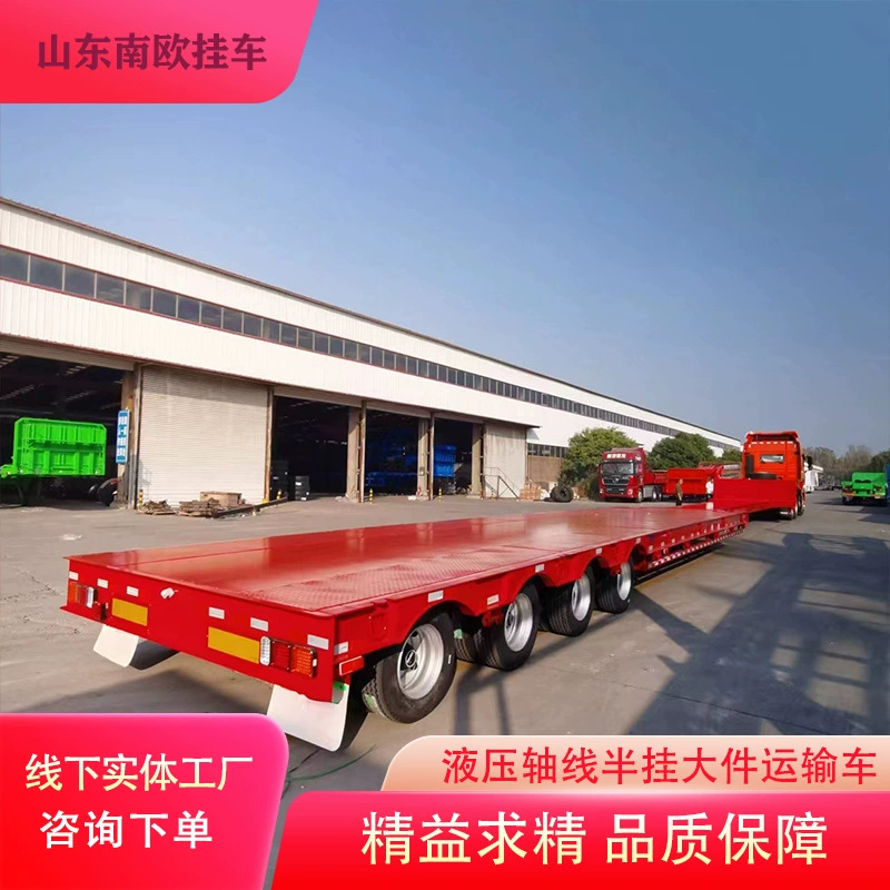 Полуприцеп-платформа для перевозки крупногабаритных грузов, гидравлический, для транспортировки ветряных турбин, с крюковым механизмом, от производителя