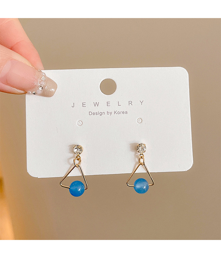 1 Pair Simple Style Flower Inlay Imitation Pearl Alloy Rhinestones Drop Earrings display picture 1