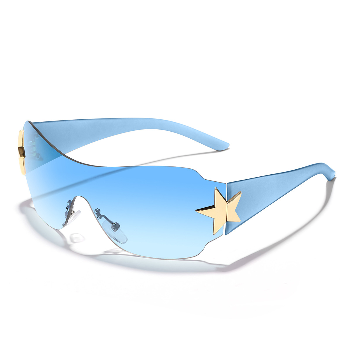 Pieza azul pierna azul