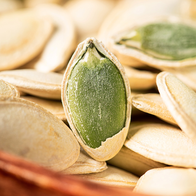 2024年新貨南瓜子500g罐裝鹽焗原味白紙皮南瓜籽仁零食堅果炒貨