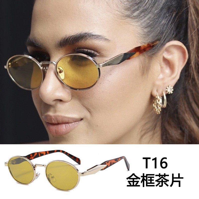 gafas de sol ovales de moda gafas de sol europeas y americanas tendencia calle 2026 nuevo estilo coreano fotos de gafas de sol femeninas