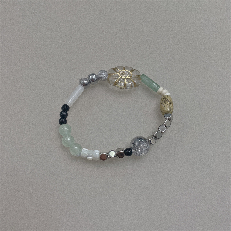 Retro Geometric natural stone Agate Bracelets 1 Piece