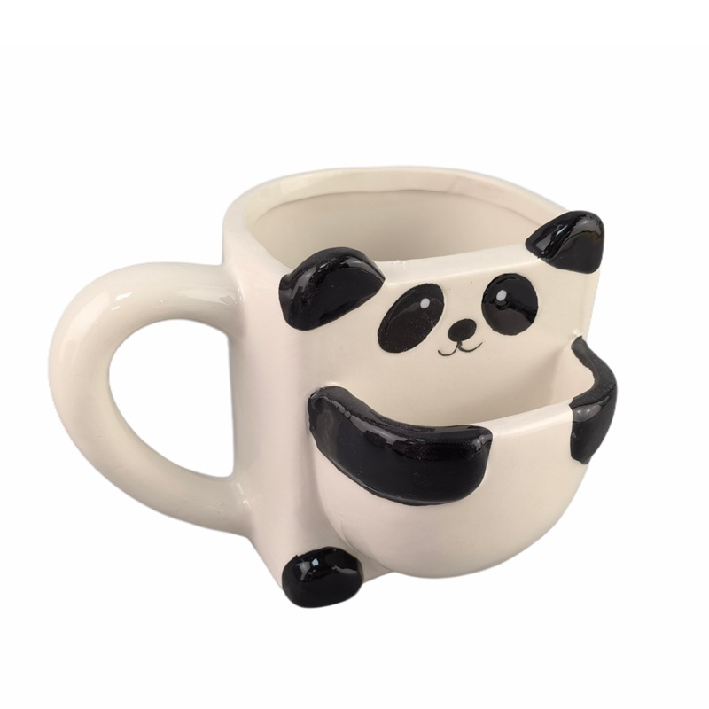 Animación circundante Totoro animal ratón desayuno taza de café taza de té gato con taza de galletas de cerámica sándwich taza de agua