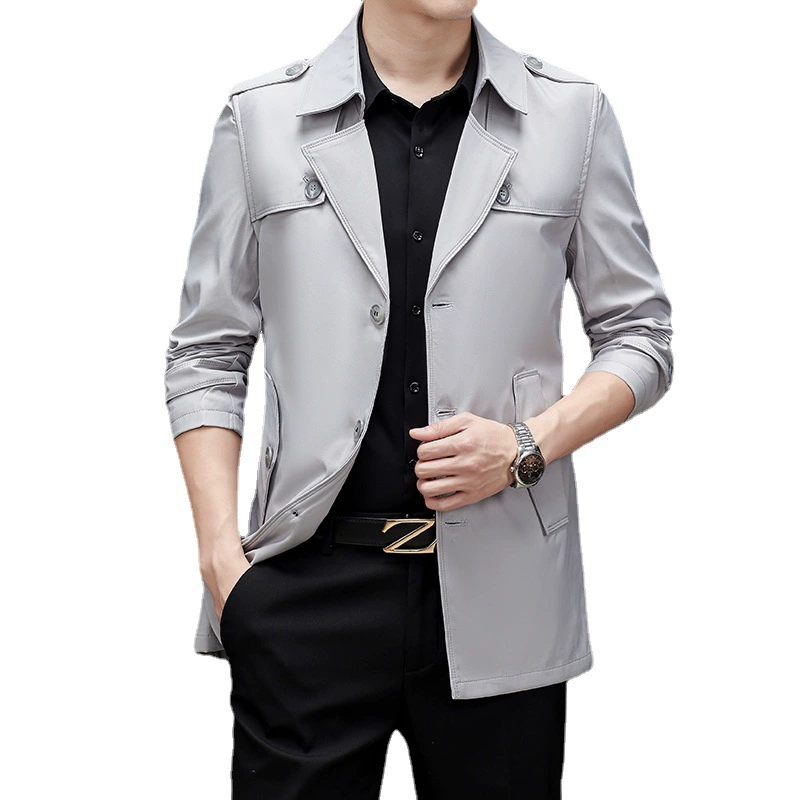Autumn jacket, trench coat for leisure, Korean style