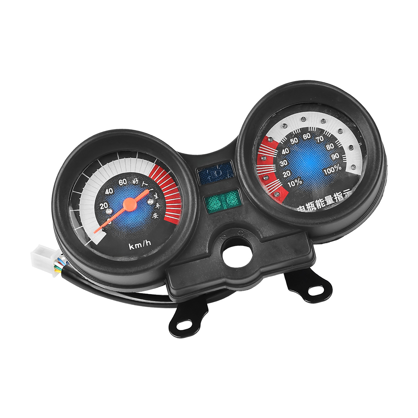 48v60v72v pantalla eléctrica para Jinpeng Zongshen conjunto de instrumentos de tres ruedas luz de dirección velocímetro