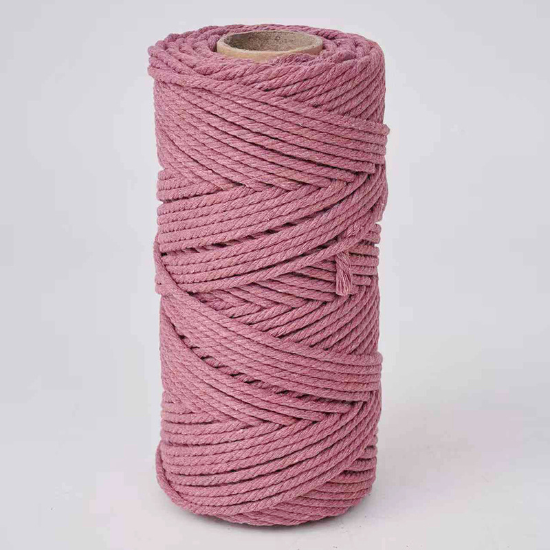 Cordón de Algodón Trenzado de 4mm de Algodón para Textiles del Hogar