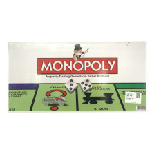 外贸益智桌游经典版法俄西英文大富翁游戏棋盘大富翁MONOPOLY纸牌