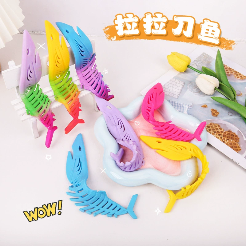 Внешняя торговля новый tpr мягкий клей окаменелости кости акулы