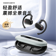 批发 新款超薄蓝牙耳机JM23金属镂空机身OWS双旋转无线立体声耳机