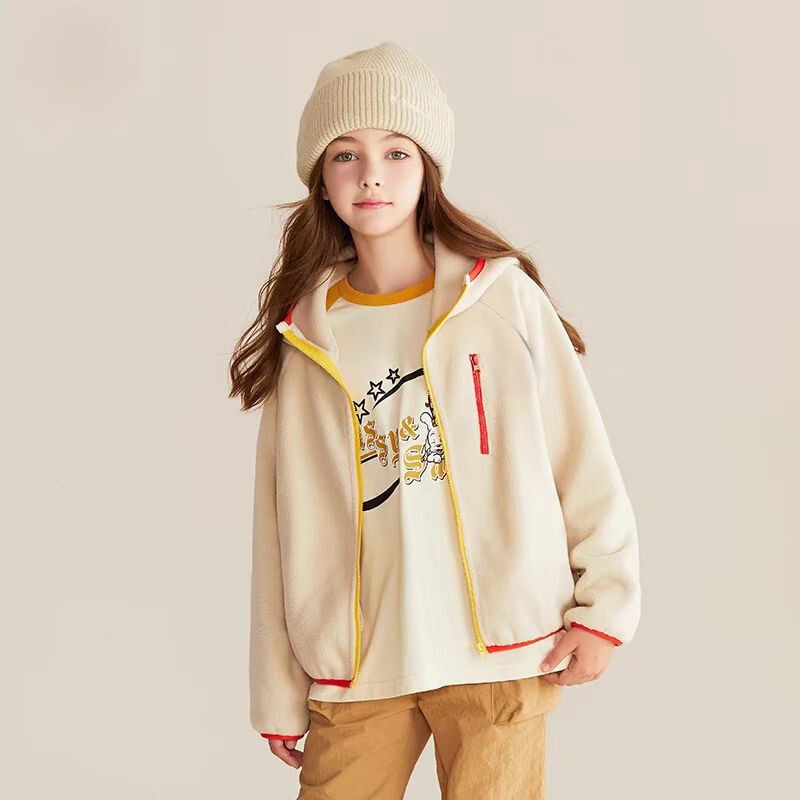 Clearance Sale: Thick Fleece Hoodie with Zipper, in Stock, Spring Men's Student Style, Warm and Stylish, Double-Sided Fleece Jacket