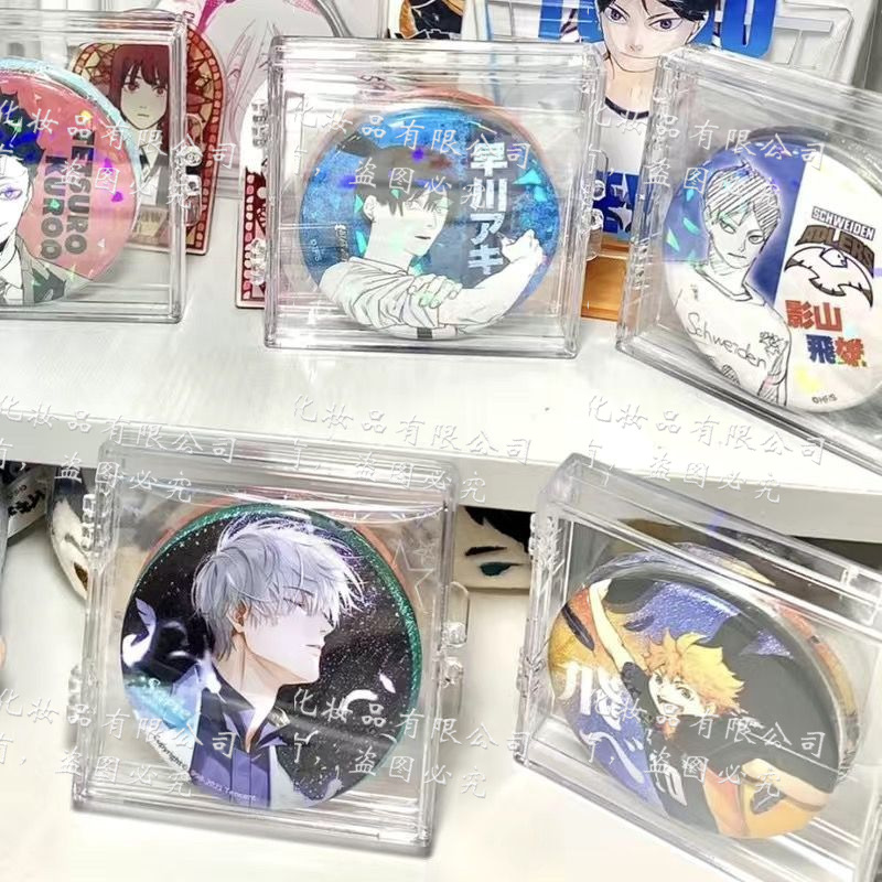 Red popularidad explosiva tarjeta de espalda transparente en la caja de almacenamiento de manicuras en el almacenamiento de manicuras simple plegable muestra de almacenamiento