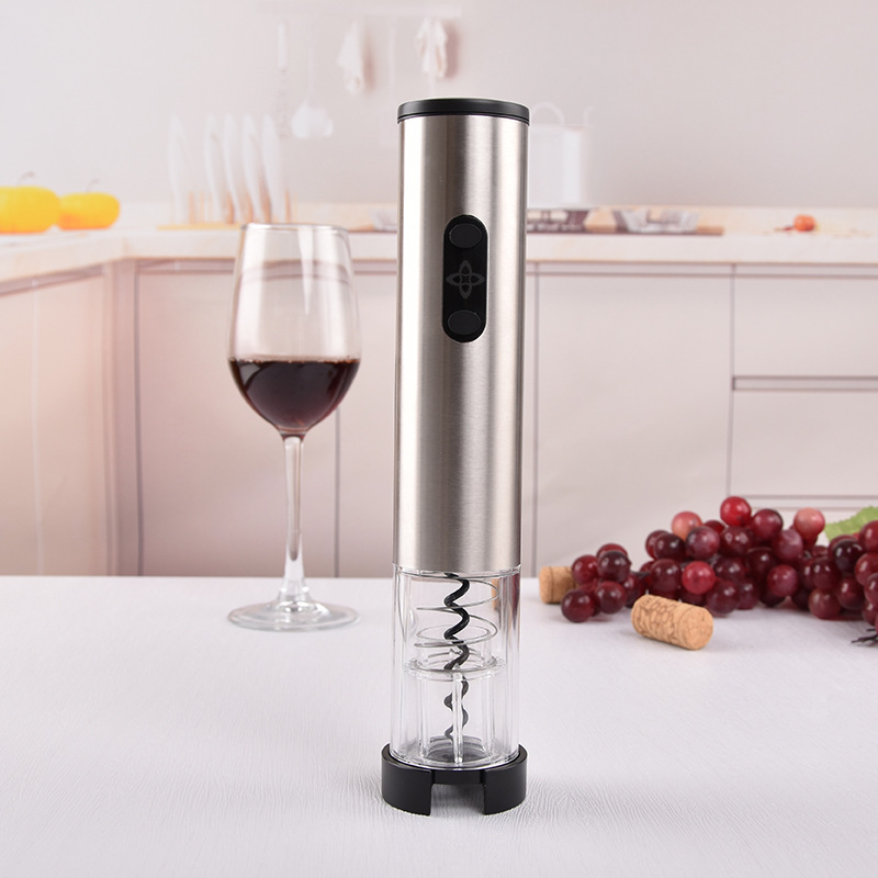 睿力新品不锈钢电动红酒开瓶器自动启瓶器酒具电动开瓶器套装