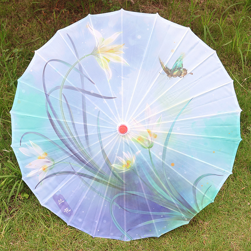 Paraguas de papel aceitado tradicional, estilo chino antiguo, ideal para danza, fotografía o decoración