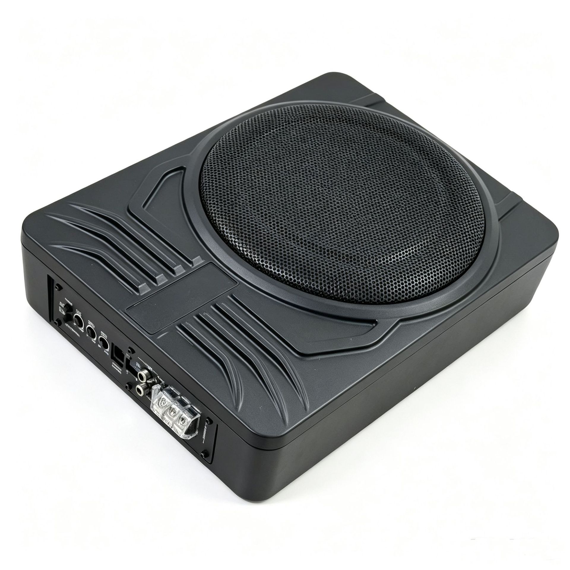 Cross-border e-commerce wholesale car audio modification spider subwoofer with lights 10inch high-power active ultra-thin subwoofer