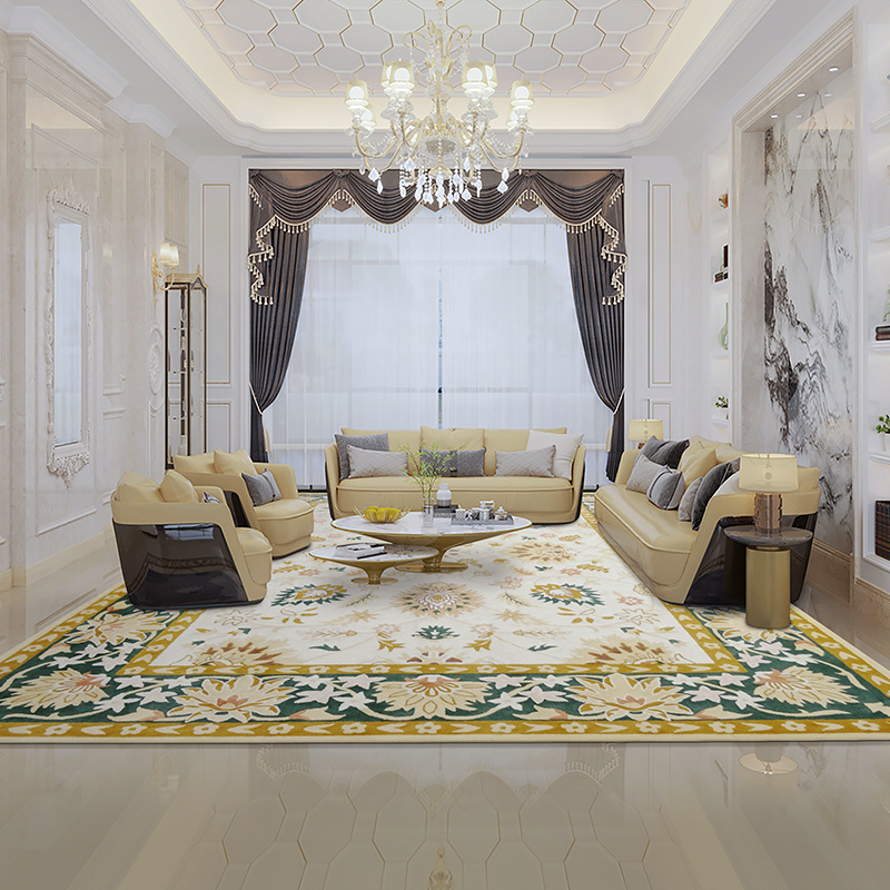 Fábrica de alfombra de sala de estar, alfombra de sofá, alfombra de té, alfombra de dormitorio, alfombra de espesor, alfombra resistente a la suciedad, fácil de cuidar, personalizada