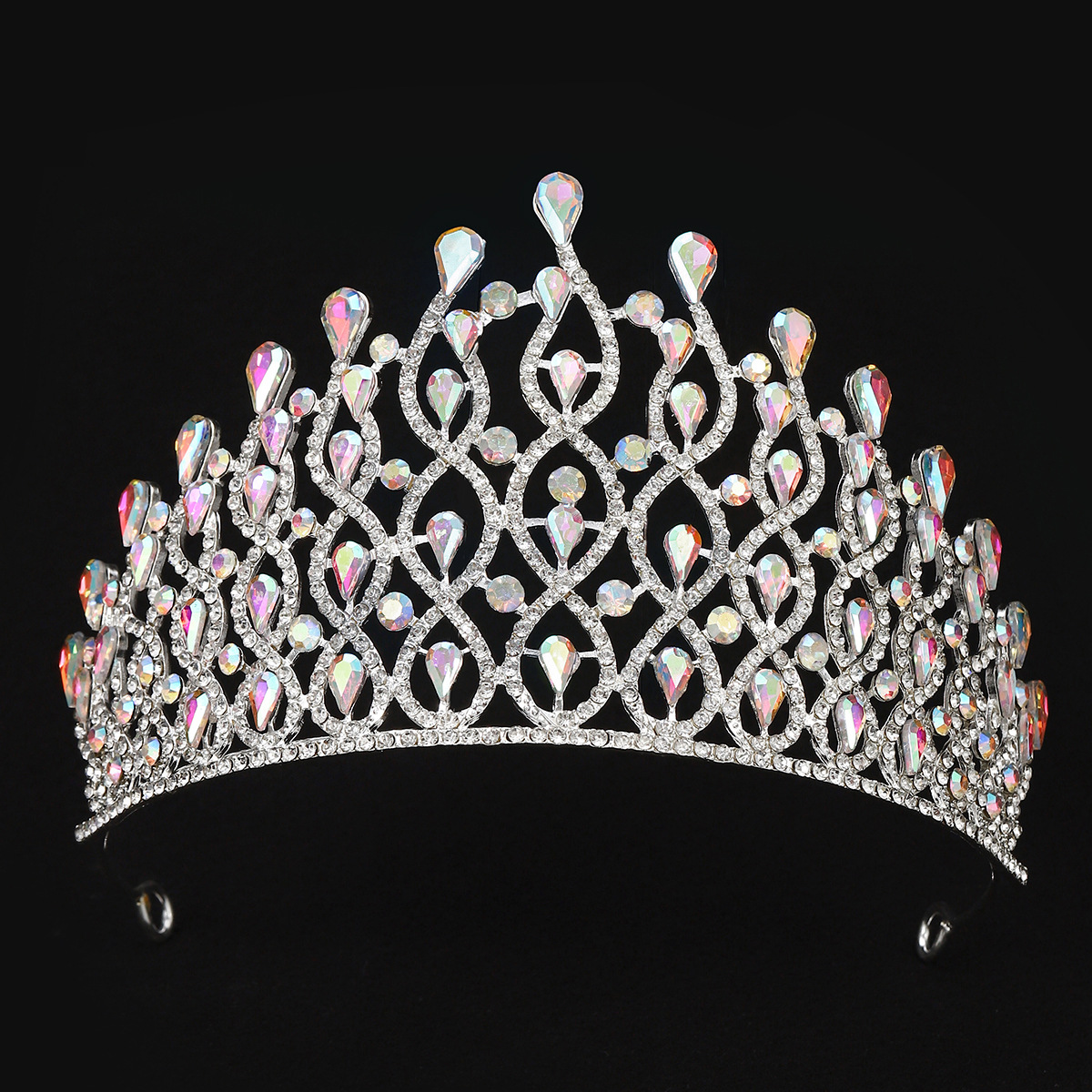 Luxurious Baroque Bridal Crown For Wedding And Princess Pageant_voghion.com