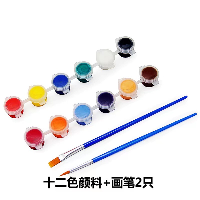 12 색 페인트 + 추적 펜 + 색칠 펜