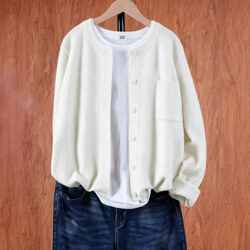 Cross-Border Amazon, Tk, Shen, Temn Platform Dropshipping of New Spring Style Loose Knit Cardigan Sweater Jackets Cross-Border Amazon, Tk, Shen, Temn Platform Dropshipping of New Spring Style Loose Knit Cardigan Sweater Jackets
