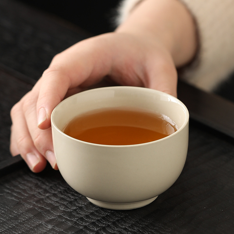 Dehua de alta gama cabina de jade porcelana blanca taza maestro taza de té kung fu taza de cerámica taza de sabor taza de olor taza de fragancia