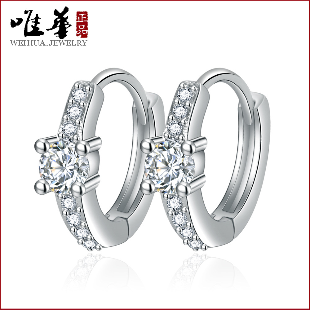 trend retro earrings with zircon