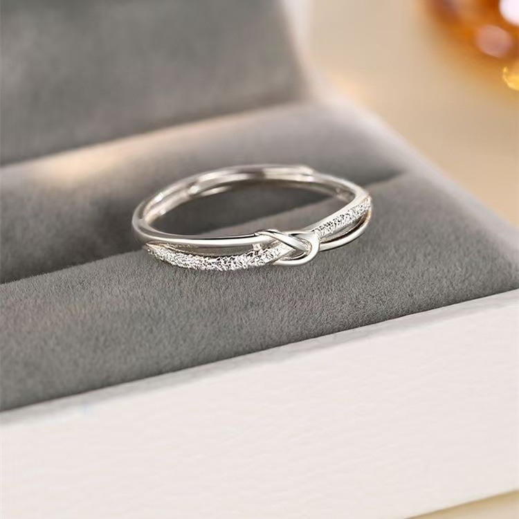 Star Ring plain ring all-match open ring adjustable niche high-end female light luxury finger ring food finger ring small