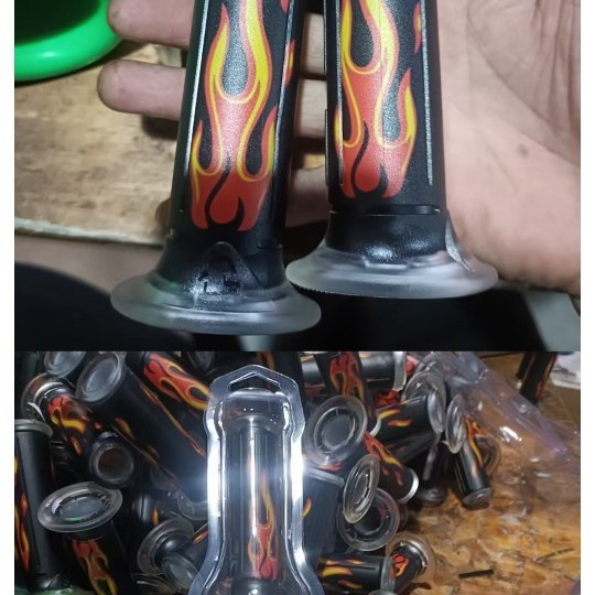 Nuevo mango de goma de venta caliente del sudeste asiático Malaya Indonesia mango de motocicleta cubierta mango transparente fábrica directa