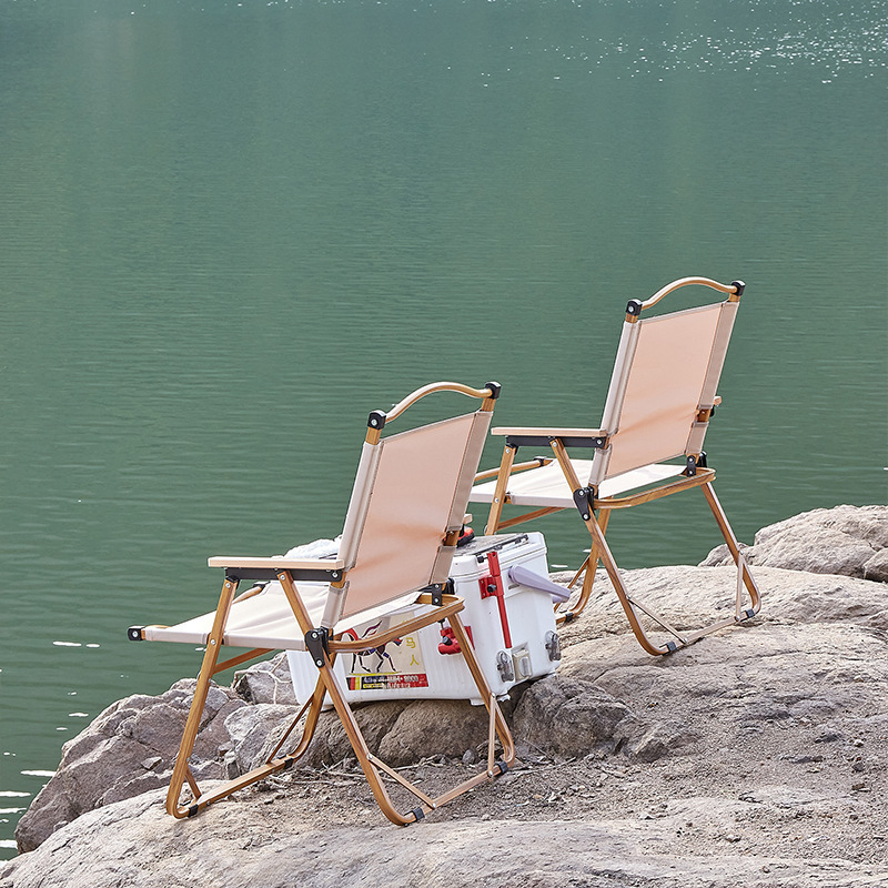 silla plegable al aire libre silla de camping portátil silla de pesca silvestre taburetes de aleación de aluminio playa fábrica de camping picnic