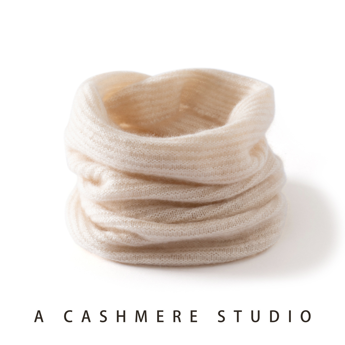 Cashmere scarf neck warmer, unisex, thin, neck-protecting, warm, knitted, versatile pullover neck warmer
