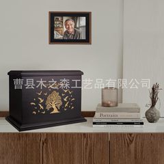 クロスボーダー木製骨壺フォトフレーム付き葬儀用品棺猫犬遺骨収納ボックスペット棺