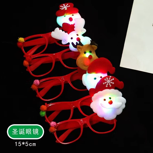 Christmas light-up glasses