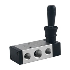 亞德客型二位五通手板閥4H/4R/4F210/HV02手動氣缸換向閥氣動配件