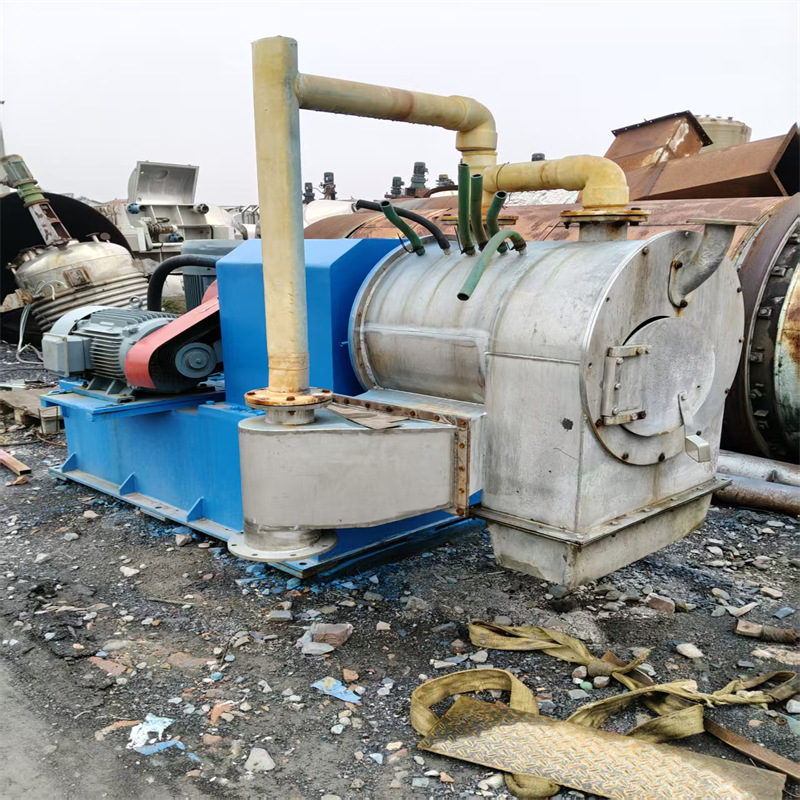 二手单双级推料离心机 450型卧式螺旋沉降过滤机高盐废水结晶设备