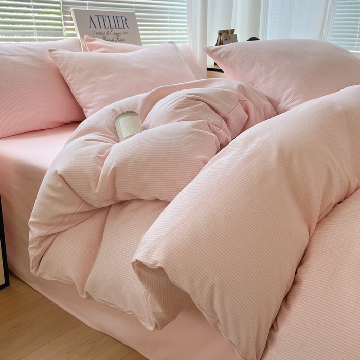 Cama de cuatro piezas de algodón 2025, nueva sábanas de algodón, colcha de cama, cama de cama, dormitorio de estudiantes, tres piezas