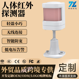 Anti-pet human body sensor security infrared detector graffiti alarm system wireless infrared alarm matching
