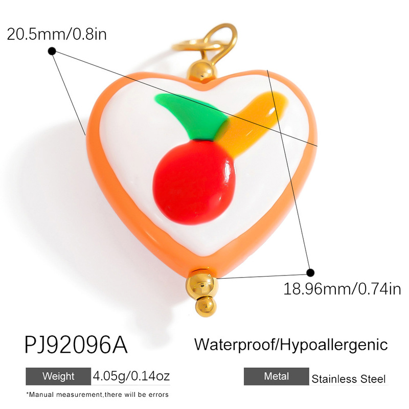 ステンレスの部品の子供の趣味のかわいい両面のドーパミンは手作りのDIYの絵を飾って色を落とさないアクセサリの部品を飾ります。|undefined