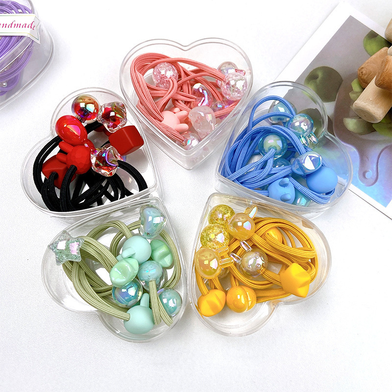 Banda de goma para niños de alta elasticidad no duele el cabello cuerda de cabello largo lindo bebé banda de pelo lazo banda de goma para el cabello tocado accesorios para el cabello