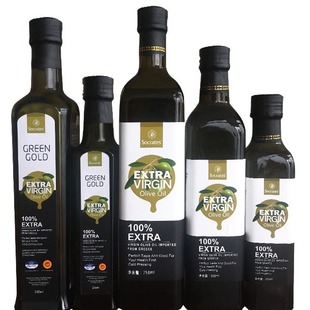 Dark Green Olive Oil Glass Bottle 500Ml-750Ml Brown Light-Proof Camellia Edible Oil Bottle
