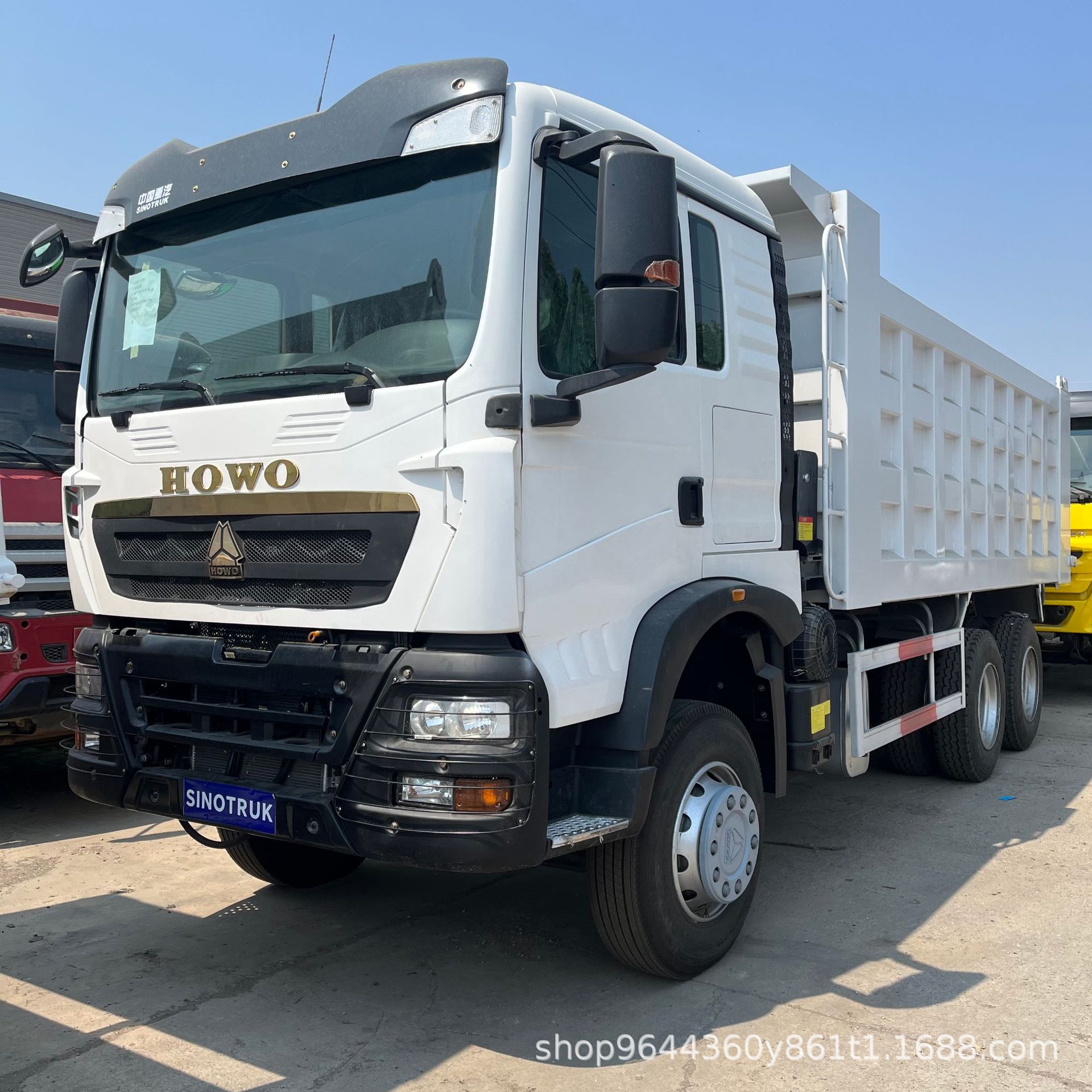 跨境出售精品99新重汽豪沃福田现车货车自卸车翻斗车厂家直发